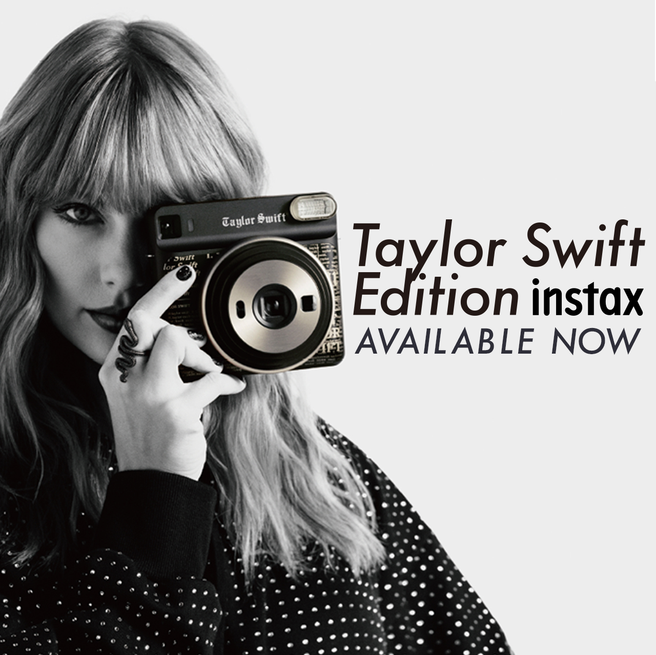 La exclusiva cámara Instax SQ6 Tylor Swift Edition, llegó a Argentina